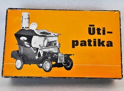 Retró "Úti-patika" gyógyszeres doboz (üres)