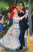 Hepp Natália:  Pierre-Auguste Renoir ihlet után-Tánc Bougivalban (postázás ingyenes)