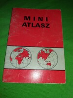 1985. MINI ATLASZ CARTOGRÁFIA vállalat limitált darabszámban kiadott mini térkép képek szerint