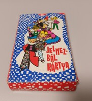 Retró Jelmezbál kártya kvartett