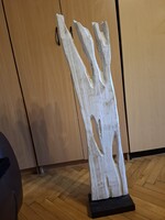 110 cm magas fa szobor