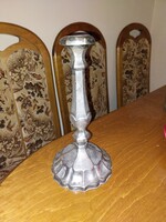 Silver candle holder