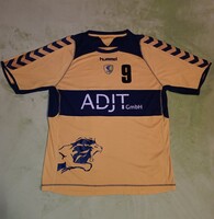 2XL-es vintage hummel német Rhein-Neckar Löwen (2013/14) hazai kézilabda mez   Nikola Manojlovic ját
