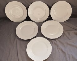 6 DB HERENDI PORCELÁN SÜTEMÉNYES/DESSZERTES TÁNYÉR KÉSZLET
