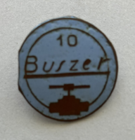 Buszer 10 éves törzsgárda jelvény