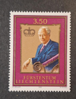 1986. LIECHTENSTEIN - Ferenc József herceg. - Önálló érték - postatiszta -kat.ár 3,5 € (V-463.)