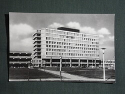 Képeslap,Karcag,Városi Tanács Kórház látkép,részlet ,1979-