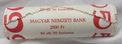 50 X  50 forint 2007 Római Szerződés rolni, enyhén sérült a rolni, lásd a képeket.