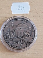 3000 FORINT 2024 Baranya vármegye, Pécs „Hazai vármegyék és vármegyeszékhelyek” 33.