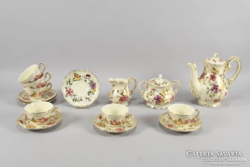 Zsolnay Pillangó mintás 6 személyes teáskészlet