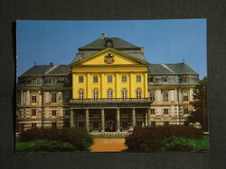 Képeslap,Körmend,Batthyány kastély látkép,részlet, 1986-