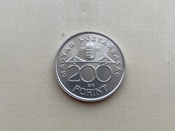 Ezüst 200 forint 1992. Tükrös.