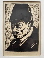 Öreg székely - fametszet (1959)