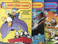 Donald Kacsa kalandjai 1-3. klasszikus album: A nagy fogás és más történetek, A Donald család nyaral és más történetek, A horoszkóp és más történetek. - Gergely Erzsébet