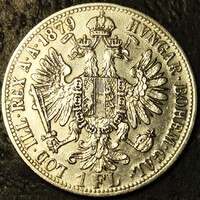 Ausztria 1 Florin , 1879.