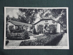 Képeslap,Hévíz Gyógyfürdő,Csendőr üdülő látkép,részlet,Karinger Bp. kiadás,1929-