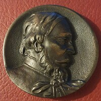 Marhenke Vilmos (1842-1915) Vörösmarty Mihály emlékérme 1902 öntöttvas