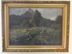 Neogrády Antal: Visegrádi táj - olaj-vászon festmény