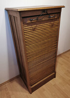 Art deco redőnyös irattartó szekrény