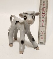Kőbányai boci porcelán figura (3379)
