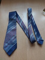 ! kék rózsaszín csíkos nyakkendő - 136 cm bulira vagy bármire - 829