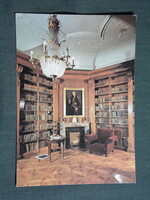 Képeslap,Keszthely,Festetics kastély,múzeum,Helikon könyvtár látkép,részlet, 1979-