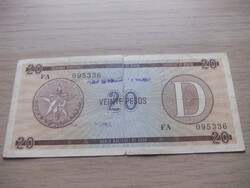 20    Peso  Kuba   Középen beszakadás