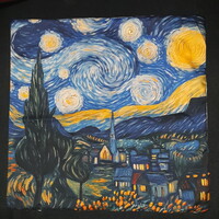 Van Gogh Csillagos éj   párnahuzat, díszpárnahuzat
