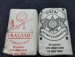 Régi pipa és cigaretta dohány