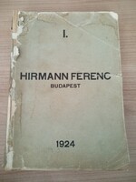 Hirmann Ferenc 1924-es árjegyzék I. kötet