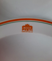2 db Alföldi porcelán mélytányér,  KELET PESTI VENDÉGLÁTÓ VÁLLALAT