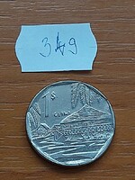 KUBA 1 PESO 2007 Acél nikkel bevonattal  349