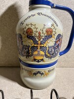 Régi német kerámia sörös üveg/korsó. 3823