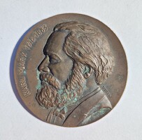 Karl Marx 1968, bronz plakett