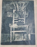 Kádár György retro modern csendélet