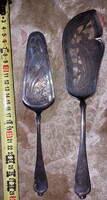 2 darab gyönyörű Art Krupp Berndorf alpakka tortalapát