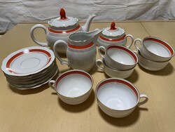 Bavária porcelan teaskeszlet
