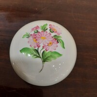 Herendi Map virágmintás porcelán bonbonier