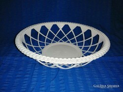 Retro műanyag gyümölcs vagy kenyeres kosár átm. 24 cm (A9)
