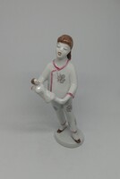 Hollóházi porcelán babázó kislány!