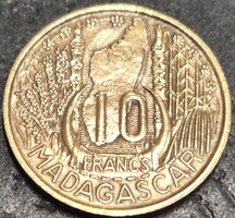Madagaszkár 10 frank, 1953.