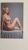 Akt képeslap 1960 pin up 3