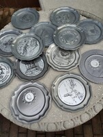 Pewter plates