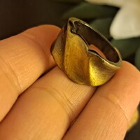 Réz  iparművész gyűrű 1,3 cm-es