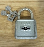 Új Elzett TUTO lakat 2 kulccsal retro zár