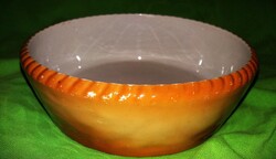 Antik Zsolnay "VULKÁN" tűzálló tál mély tál 20 X 5, 5 cm a képek szerint