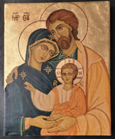 Stella art művészileg zsűrizett ikon  "Szent család"