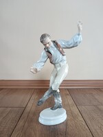 Ritka Herendi porcelán táncoló legény