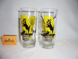 Két darab gyűjtő Coca-colás pohár, csőpohár - együtt