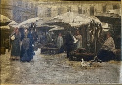 Erdőssy Béla - Baromfi piacz (Budapest)